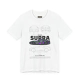 Graffiti Street Art A90 Tuner Car Graphic Unisex Heavy Cotton Tee for Drift Fans Performance Lovers and Urban Streetwear Style