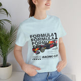 High Performance Single Seater Racing Car Graphic Unisex Heavy Cotton Tee Premium Motorsport Streetwear For Speed Lovers And Daily Casual Wear