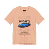 Blue Hypercar Artwork Unisex Heavy Cotton Tee High Speed Performance Inspired Streetwear Graphic Shirt For Car Enthusiasts And Automotive Art Collectors