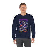 Mamba Unisex Heavy Blend Crewneck Sweatshirt Bold Serpent Power Graphic Streetwear Design Symbol of Focus Resilience and Inner Strength Premium Artistic Fleece Fashion