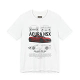 Japanese Hybrid Supercar Inspired Graphic T Shirt Modern NSX Style Performance Car Art Automotive Streetwear Unisex Tee High Speed Racing Lifestyle Shirt for Car Enthusiasts