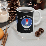 Rocket Science Rocks Ceramic Mug Coffee Cup Space Exploration STEM Astronomy Science Lover Gift Nerd Geek Astronaut Science Teacher Office Drinkware