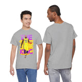 The Court Monarch Unisex Heavy Cotton Tee Basketball Power Graphic Shirt Streetwear for Athletes Hustlers and Motivational Sports Lovers