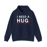 I Need A Huge Amount Of Money Unisex Hoodie Heavy Blend Pullover Sweatshirt Funny Motivational Graphic Hustle Entrepreneur Wealth Inspired Streetwear