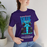 Blue Formula Race Car Graphic Unisex Heavy Cotton Tee High Speed Streetwear for Motorsport Fans and Racing Lifestyle Enthusiasts