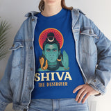 Lord Shiva The Destroyer Unisex Graphic T Shirt Mahadev Mahakal Devotional Hindu Spiritual Cotton Tee Trishul Rudraksha Temple Festival Wear India