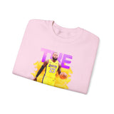 The Court Monarch Unisex Sweatshirt Motivational Basketball Streetwear Bold Athletic Pullover for Champions Dreamers and Sports Lovers