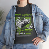Money Power Unisex Heavy Cotton Tee Bold Dollar Stack Graphic Neon Green Streetwear Aesthetic Hustle Mindset Motivational T Shirt