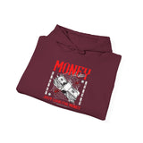 Money Motivation Hustler Mindset Graphic Print Unisex Heavy Blend Hoodie Streetwear Ambition Sweatshirt