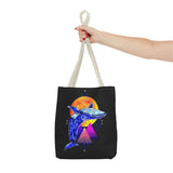 Ballena Cosmic Whale Art Eco Tote Bag Vibrant Geometric Ocean Design Durable Canvas Reusable Shopping Bag Premium Artistic Streetwear Accessory Perfect Gift for Nature Lovers Dreamers and Creative Thinkers