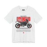 Italian Supermoto Inspired Hypermotard Style Motorcycle Graphic Unisex Heavy Cotton Tee Premium Racing Streetwear T Shirt for Riders Bikers Enthusiasts and Everyday Wear