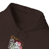 Blessed Praying Hands Floral Christian Graphic Unisex Heavy Blend Hooded Sweatshirt Faith Inspired Religious Streetwear Bold Motivational Hoodie