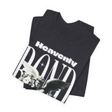 Heavenly Bond Unisex Jersey Short Sleeve Tee Graphic Black T Shirt Angel And Lion Statue Artistic Spiritual Streetwear Bold Futuristic Fashion Outfit