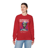 Historical Statue Graphic Premium Unisex Heavy Blend Crewneck Sweatshirt Vintage Aesthetic Streetwear Pullover