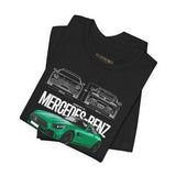 Mercedes Benz AMG GT Inspired Illustrated Sports Car Graphic T Shirt Luxury Performance Coupe Automotive Streetwear Unisex Heavy Cotton Tee High Speed Racing Lifestyle Gift For Car Enthusiasts