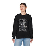 Inspire Strength Ignite Courage Unisex Crewneck Sweatshirt Premium Motivational Streetwear Bold Statue Graphic