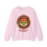 Kathakali Crewneck Unisex Sweatshirt Heavy Blend Pullover Kerala Traditional Dance Art Graphic Indian Culture Onam Festival Malayalam Heritage Design