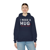 I Need A Huge Amount Of Money Unisex Hoodie Heavy Blend Pullover Sweatshirt Funny Motivational Graphic Hustle Entrepreneur Wealth Inspired Streetwear
