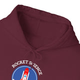 Rocket Science Rocks Hoodie Unisex Heavy Blend Sweatshirt Space Exploration STEM Education Astronomy Science Gift Nerd Geek Astronaut Graphic Pullover
