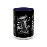Inspire Strength Ignite Courage Ceramic Mug Motivational Coffee Cup Bold Graphic Durable Everyday Drinkware