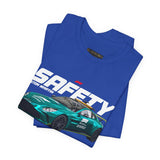 Formula One Safety Car Inspired Motorsport Graphic Unisex Tee High Performance Racing Streetwear Track Day Apparel Pace Car Design For Racing Fans Speed Culture Enthusiasts