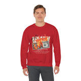 Money Is Not Just Currency Burning Dollar Graphic Unisex Heavy Blend Crewneck Sweatshirt Hustler Streetwear Motivational Cash Fire Design