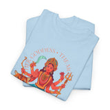Goddess The Mother Durga T Shirt Divine Shakti Devi Maa Graphic Tee Navratri Durga Puja Festival Wear Hindu Spiritual Devotional Unisex Cotton Casual Streetwear Gift For Devotees