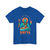 Lord Shiva Death And Destruction Dance And Regeneration Unisex Graphic T Shirt Mahadev Mahakal Devotional Hindu Spiritual Cotton Tee Trishul Rudraksha Festival Wear India