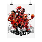 Legends On Court Matte Vertical Poster Basketball Wall Art Decor Dynamic Sports Design Perfect For Game Rooms Gyms Bedrooms Offices And Gift For Basketball Fans