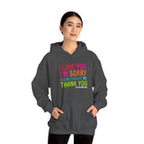 Unisex Ho’oponopono Hoodie Heavy Blend Pullover Sweatshirt Healing Affirmation Spiritual Gratitude Mindfulness Positive Energy Streetwear