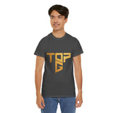 Top G Andrew Tate Graphic T Shirt Black Unisex Streetwear Motivational Hustle Tee Gold Typography Design
