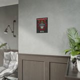 Strategic Warrior Premium Poster Bold Samurai Wall Art Motivation Decor for Office, Studio, or Home