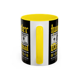 Hustler Original Money Maker Accent Coffee Mug 11oz 15oz Streetwear Bold Dollar Bill Graphic Motivational Entrepreneur Ceramic Cup
