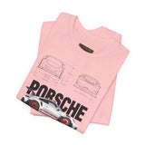 High Performance Track Racer Blueprint Art Unisex Heavy Cotton Tee Streetwear Motorsport Enthusiast Graphic Shirt