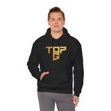 Top G Andrew Tate Graphic Hoodie Black Unisex Streetwear Motivational Hustle Pullover Sweatshirt Gold Typography Design