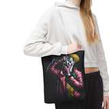 Snapshot of Madness Art Eco Tote Bag Dark Comic Neon Design Premium Canvas Reusable Shopping Bag Streetwear Lifestyle Accessory for Creative Thinkers Artists and Urban Dreamers