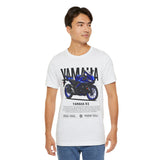 R3 Inspired Sport Motorcycle Art Unisex Heavy Cotton Tee Dynamic Streetwear Graphic for Riders and Moto Enthusiasts