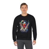 Fearless Grin Street Clown Sweatshirt Premium Urban Graphic Crewneck Streetwear Power Statement Design For Alpha Confidence And Bold Mindset