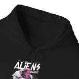 Aliens Exist UFO Graphic Unisex Heavy Blend Hooded Sweatshirt Sci Fi Streetwear Alien Space Hoodie
