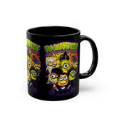 Halloween Cartoon Monsters Ceramic Mug Spooky Coffee Cup for Halloween Lovers Fun Fall Drinkware Gift for Home Office and Cozy Evenings