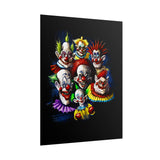 Chaos Clown Crew Poster Premium Wall Art Print For Bold Minds Fearless Creativity Neon Chaos Expression Gothic Street Art Home Decor For Artists And Visionaries