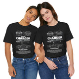Legendary Retro Muscle Coupe Blueprint Unisex Heavy Cotton Tee Powerful Vintage Streetwear Art Shirt for Car Lovers & Collectors