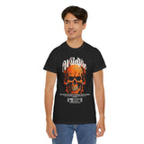 Wildfire Skull Flames Unisex Heavy Cotton Tee Gothic Inferno Graphic Bold Streetwear Motivational Statement T Shirt
