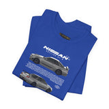 Japanese Performance Skyline Style Coupe Unisex Streetwear Tee High Speed Racing Car Graphic Shirt JDM Culture Drift Inspired Automotive Art Design Urban Fashion For Car Lovers