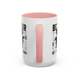 Be Your Self Rose Coffee Mug Bold Floral Motivational Design Ceramic Accent Mug Perfect for Morning Coffee Tea Hot Drinks Self Love Empowerment Gift for Friends Birthdays Cozy Moments