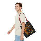 Sunflower Ho'oponopono Tote Bag Hawaiian Healing Prayer Design Spiritual Positivity Canvas Bag Mindfulness Reusable Durable Eco Friendly Shopping Tote