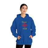Unisex Deus Vult Hoodie Medieval Crusader Cross Heavy Blend Hooded Sweatshirt Warrior Knight Inspired Vintage Christian Symbol Streetwear
