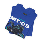 MT03 Inspired Lightweight Street Motorcycle Art Unisex Heavy Cotton Tee Bold Rider Graphic Streetwear Apparel