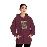 Lets Grow Together Floral Graphic Comfortable Unisex Hoodie Bold Botanical Streetwear Motivational Empowerment Sweatshirt Perfect Gift for Couples Friends Birthdays Cozy Days and Everyday Casual Wear