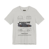 Ultra Sleek Performance Sports Coupe Blueprint Art Unisex Heavy Cotton Tee for Car Lovers and Streetwear Fans